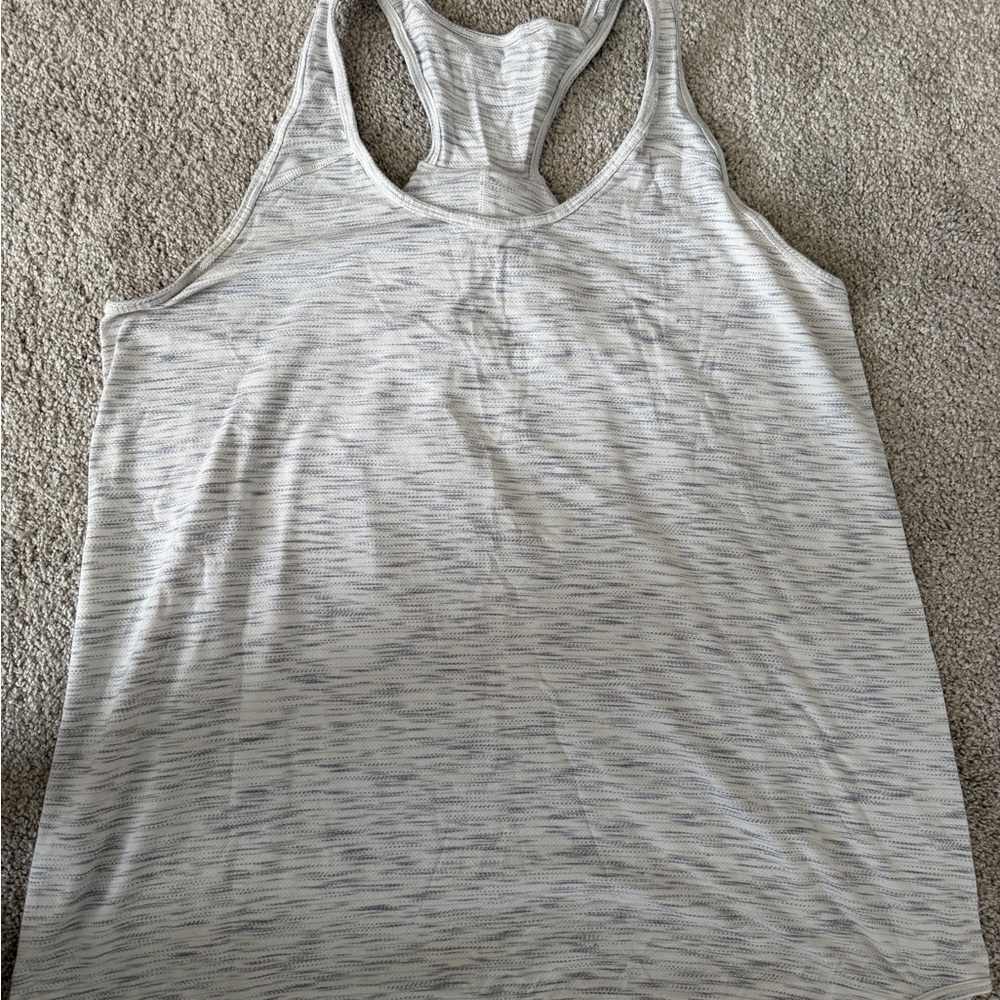 lululemon athletica Light Gray Heather Racerback Tank